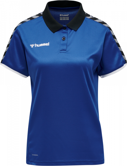 Hummel - Authentic Woman Functional Polo - True Blue & preto