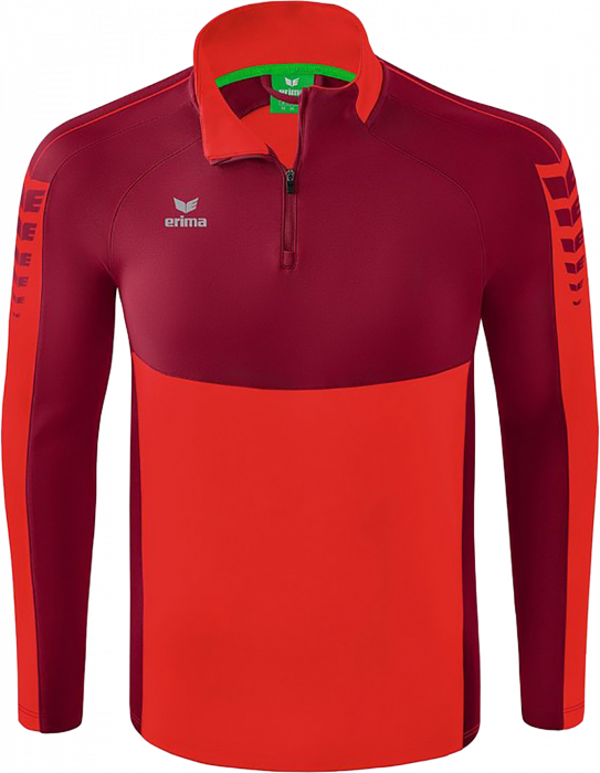 Erima - Six Wings Training Top - Bordeaux & rosso