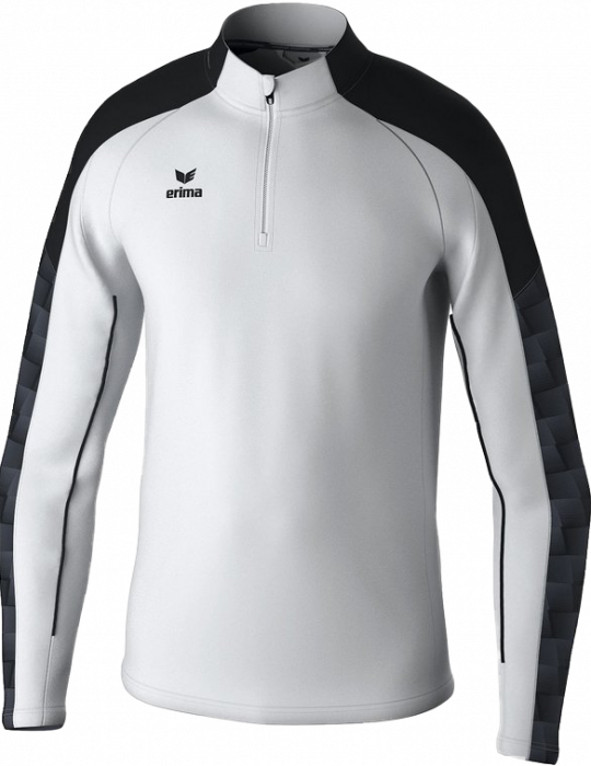 Erima - Evo Star Training Top Half Zip - Biały & czarny