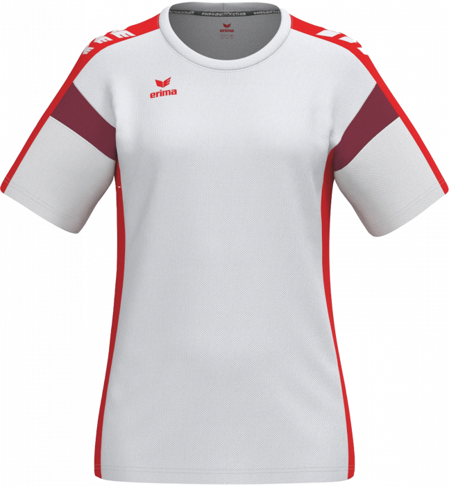 Erima - Celebrate 125 Player Jersey Women - Blanc & rouge