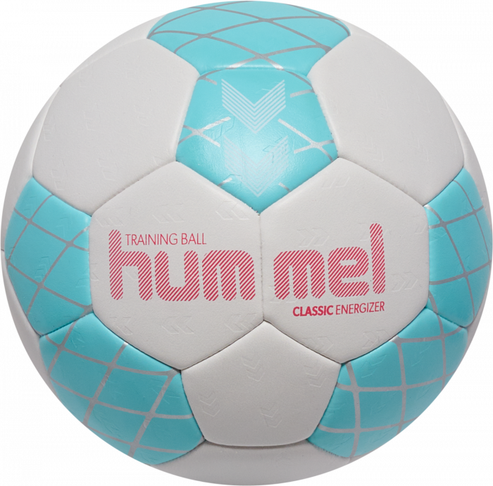 Hummel - Classic Energizer Håndbold - Light Blue & sølv