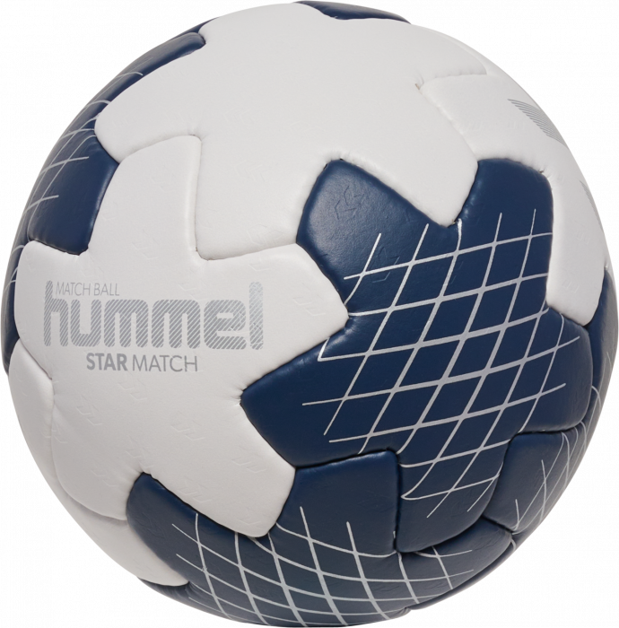 Hummel - Star Match Handball - Size. 2 - Marine & zilverkleurig