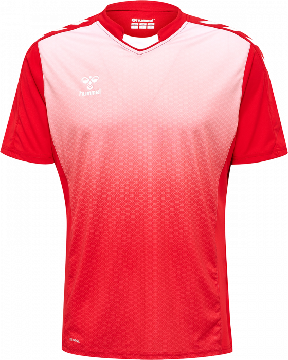 Hummel - Core Xk Sublimation Jersey - True Red & weiß