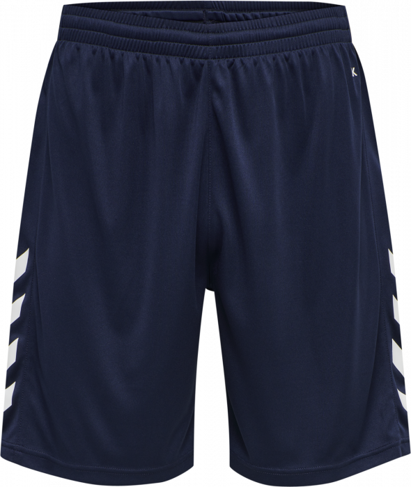 Hummel - Core Xk Poly Shorts - Marine & wit