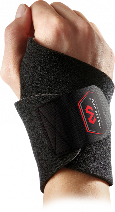 McDavid - Wrist Wrap/ajustable - Black & scarlet red