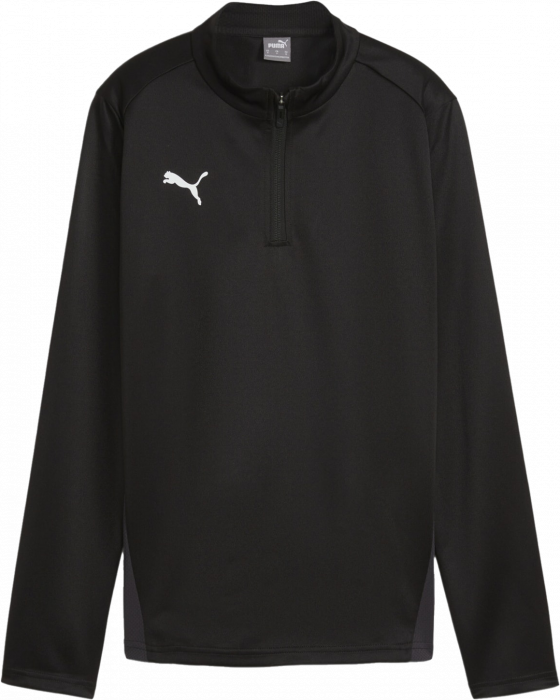 Puma - Team Goal Training Top With Half Zip Women - Negro