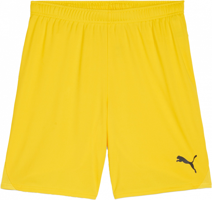 Puma - Teamgoal Shorts - Amarillo & negro