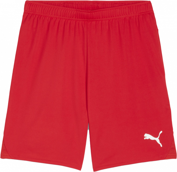 Puma - Teamgoal Shorts Jr - Rojo & blanco