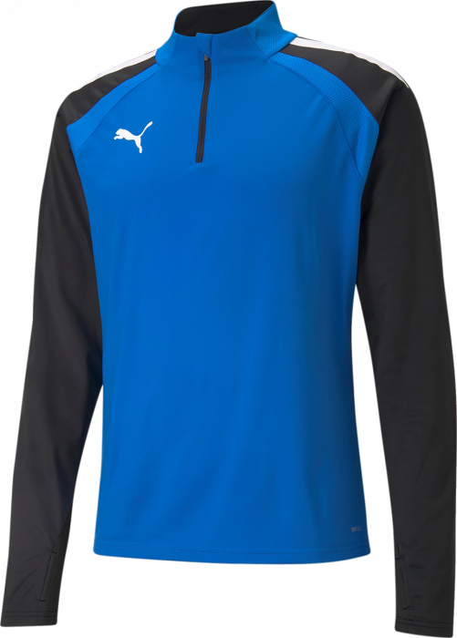 Puma - Teamliga Training 1/4 Zip Top - Azul & preto