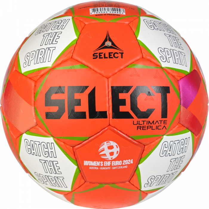 Select - Replica Ehf Euro 2024 Women Handball - Orange & blanc