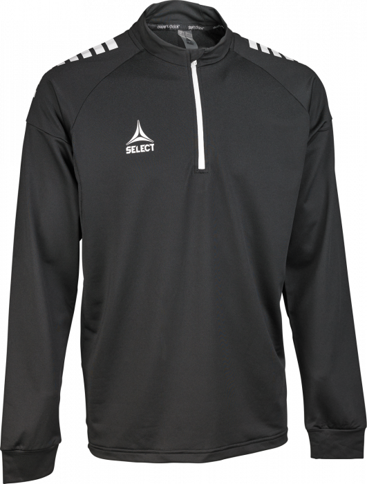 Select - Spain V25 Half-Zip Training Jacket - Black & white