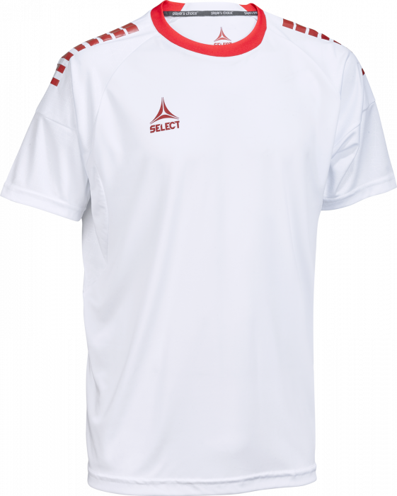 Select - Spain V25 Player Shirt S/s - White & red