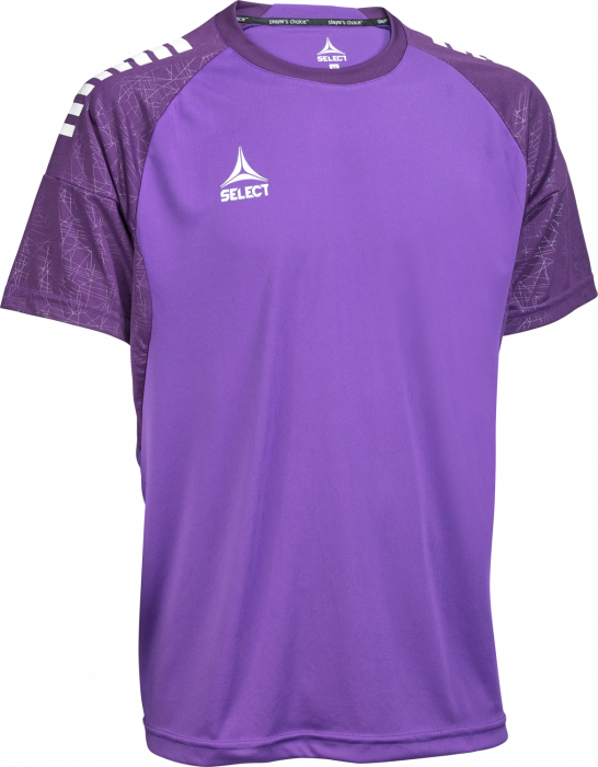 Select - Spain V25 Player Shirt S/s - Purple & white