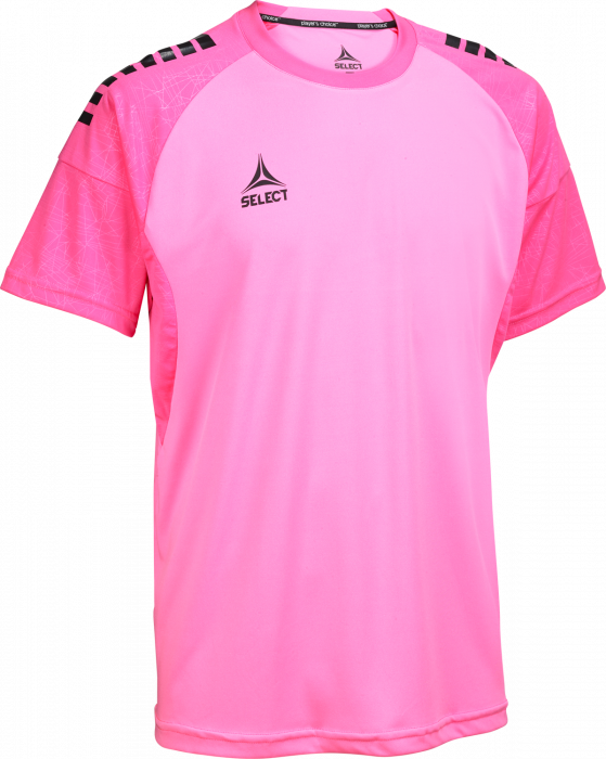 Select - Spain V25 Player Shirt S/s - Pink & noir