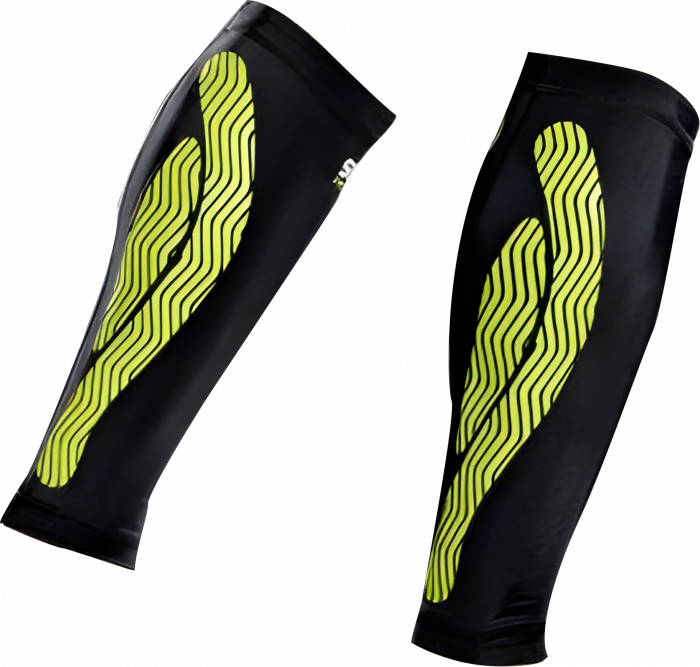 Select - Compression Calf - Czarny & lime